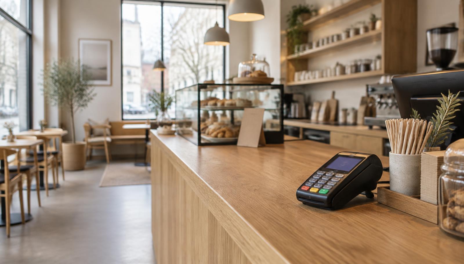 Internet i butik och restaurang: kassan, kortterminalen och gästnätet på samma lina